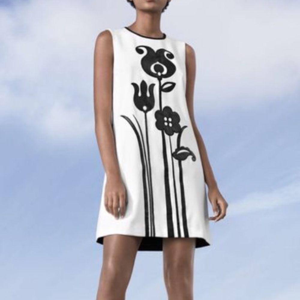 Victoria Beckham for Target black and white dress